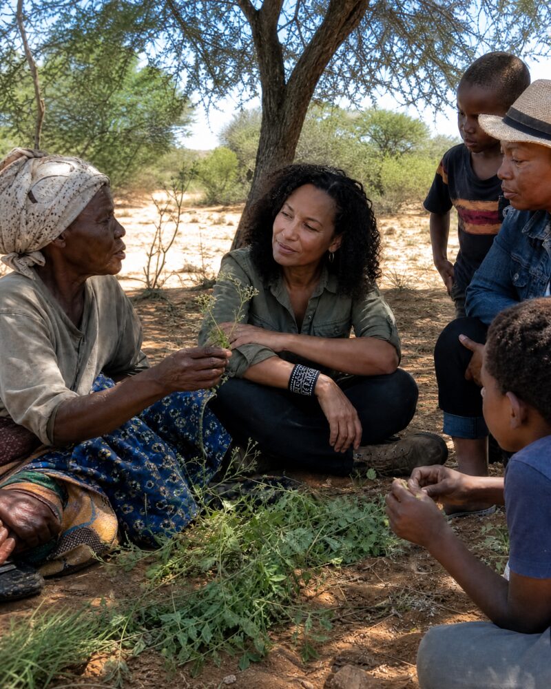 Marietjie Smit in gesprek oor plantgebruike in die Noord-Kaap
